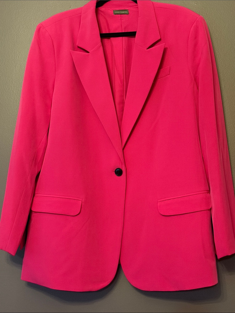 Vince Camuto Vibrant Pink Single-Button Blazer NWOT XXL